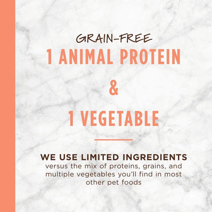 Limited Ingredient Diet, Natural Dry Cat Food, Grain Free Recipe - Real Salmon, 4.5 Lb. Bag